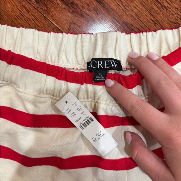 J. Crew and White Striped Women's Shorts - Picture 2 of 2